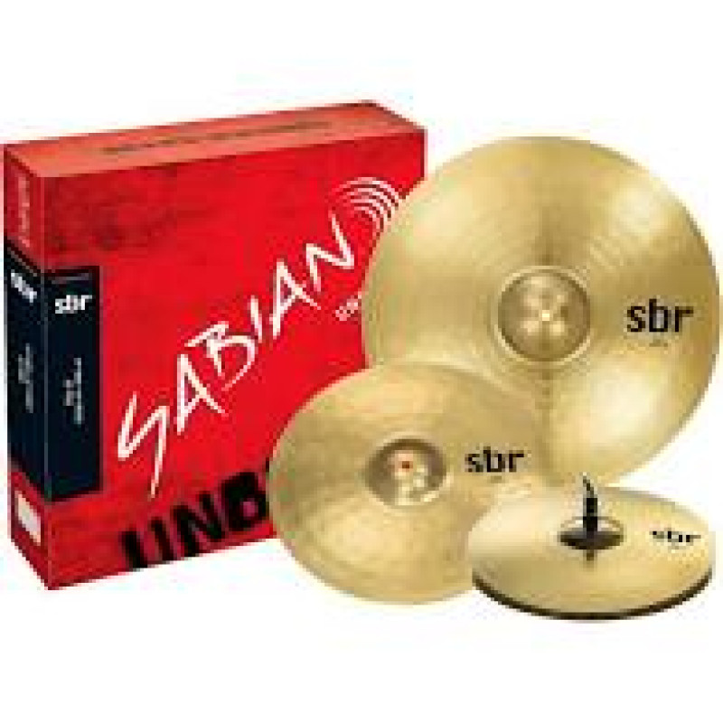 Sabian sbr-5003 cymbals set incl hi-hats crash and ride